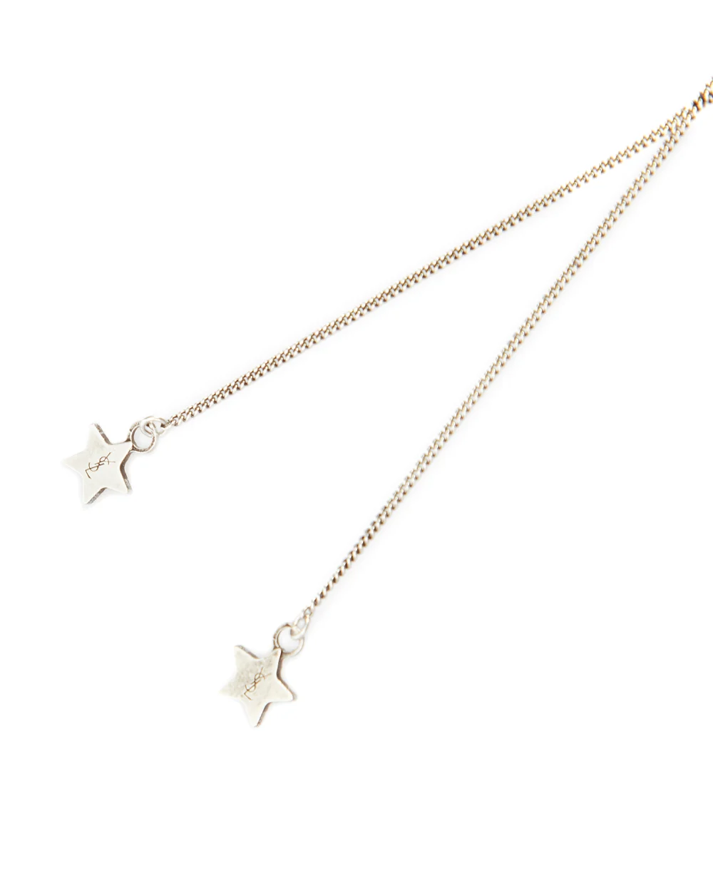 Серьги Saint Laurent 671935-Y1500, серебряный цвет • Купить в интернет-магазине Kameron