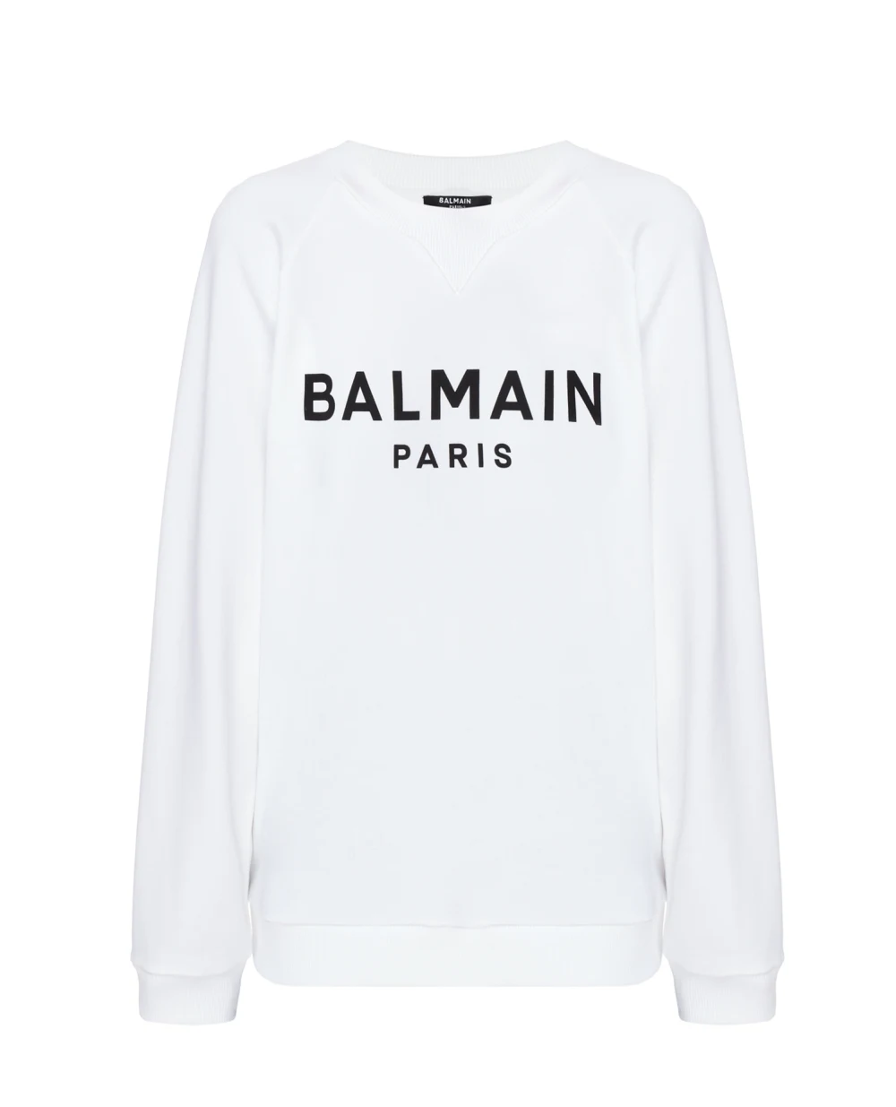 Світшот Balmain VF13691B002, білий колір • Купити в інтернет-магазині Kameron