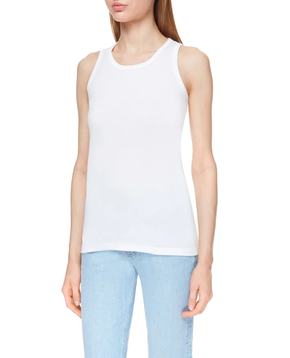 Майка Saint Laurent 564451-YB2MH-, белый цвет • Купить в интернет-магазине Kameron