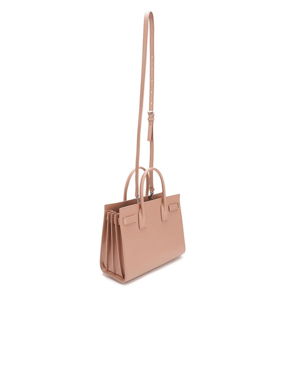 Кожаная сумка Sac De Jour Baby Medium  Saint Laurent 421863-02G9E, коричневый цвет • Купить в интернет-магазине Kameron