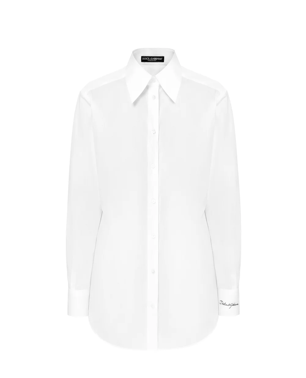Рубашка Dolce&Gabbana F5N08Z-GD0F7, белый цвет • Купить в интернет-магазине Kameron