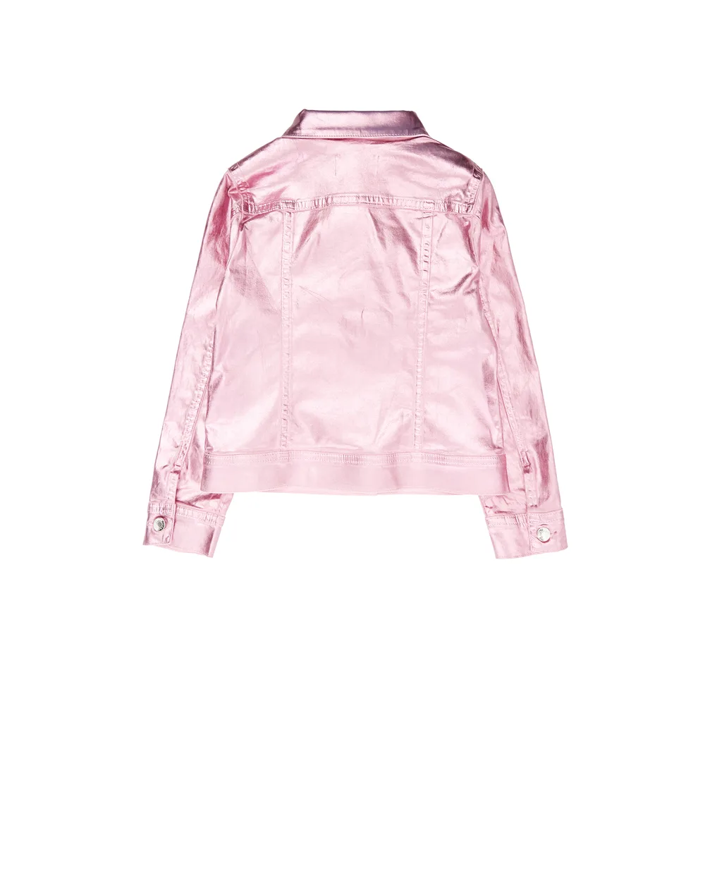 Детская джинсовая куртка Dolce&Gabbana Kids L51B63-G7A9Y-B, розовый цвет • Купить в интернет-магазине Kameron