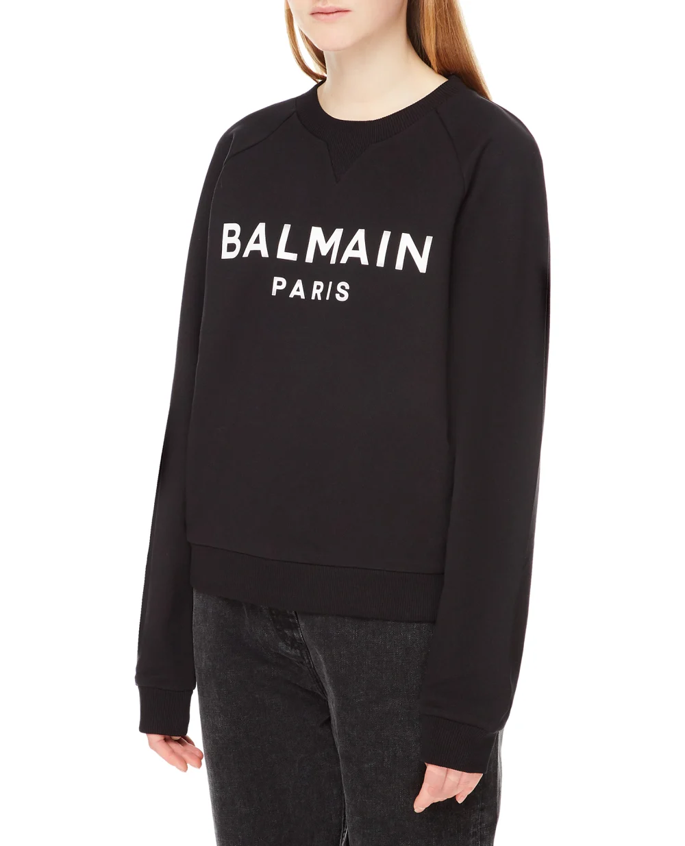 Свитшот Balmain YF1JQ001BB02, черный цвет • Купить в интернет-магазине Kameron