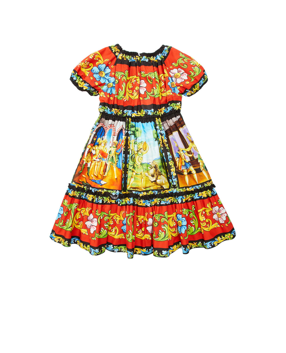 Детское платье Dolce&Gabbana Kids L52DC9-G7WLN-S-, разноцветный цвет • Купить в интернет-магазине Kameron