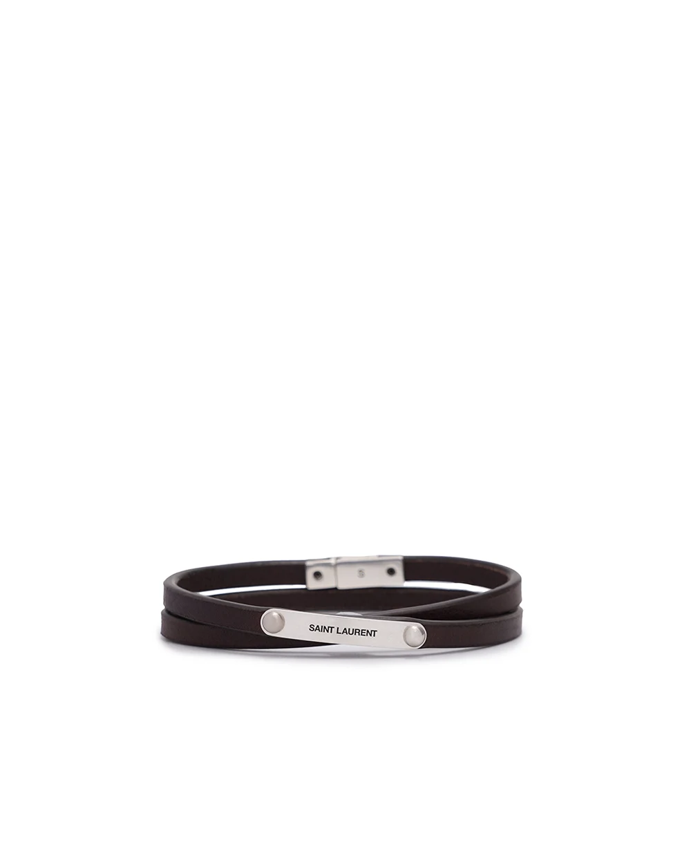 Браслет Saint Laurent 758343-AAC5U, коричневый цвет • Купить в интернет-магазине Kameron