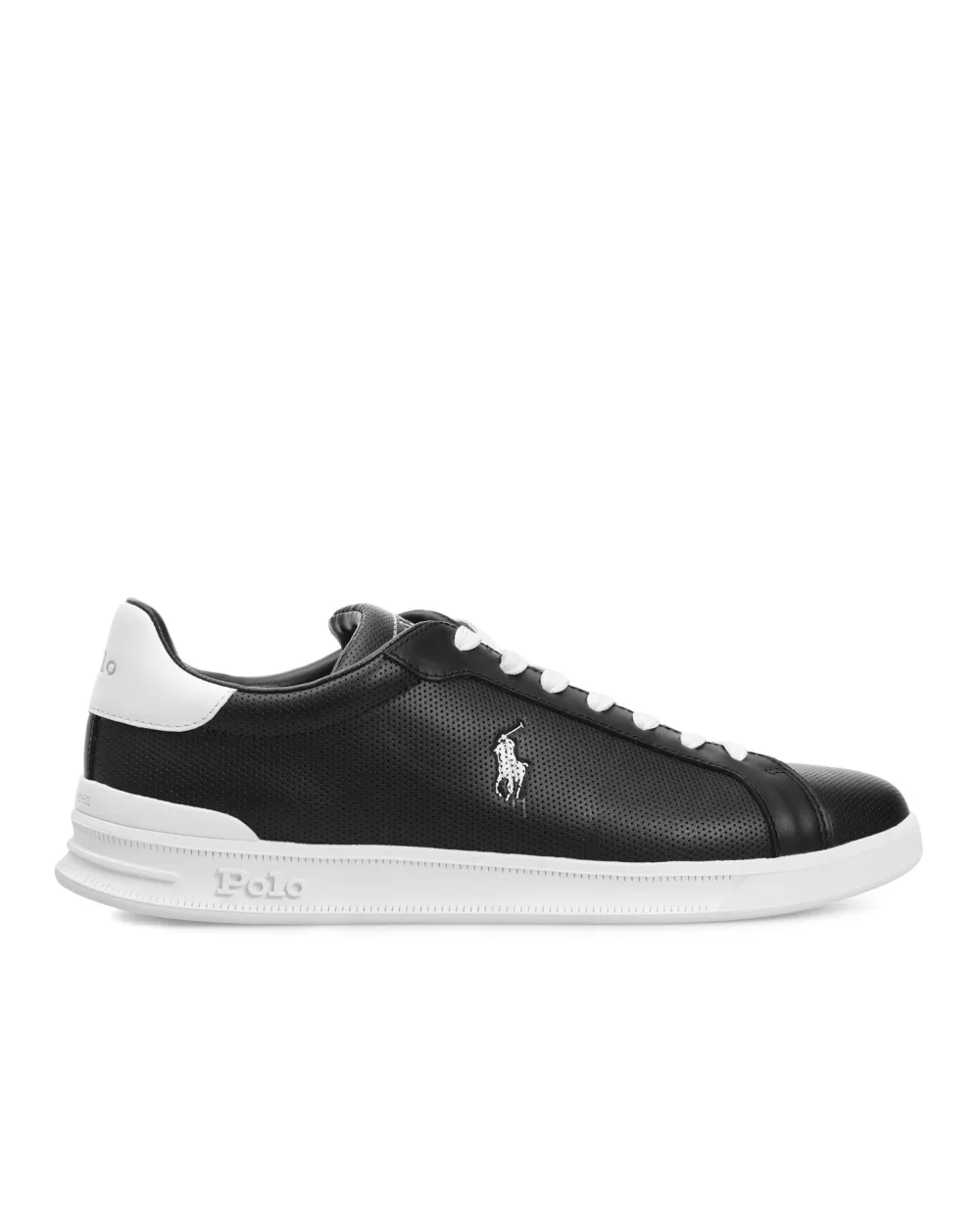 Кожаные сникеры Polo Ralph Lauren 809829825001, черный цвет • Купить в интернет-магазине Kameron