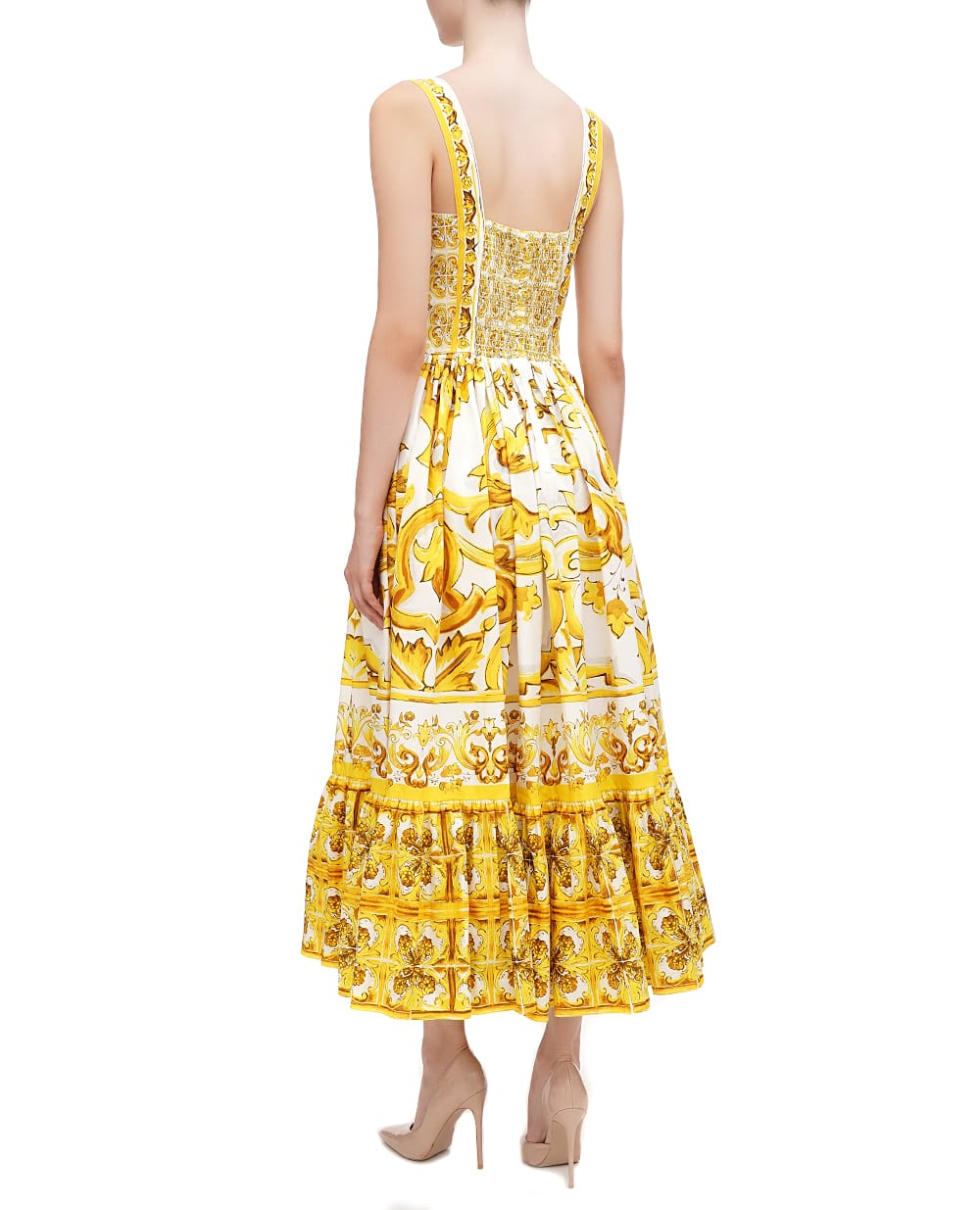 Сарафан Dolce&Gabbana F6AEIT-HH5A1, желтый цвет • Купить в интернет-магазине Kameron