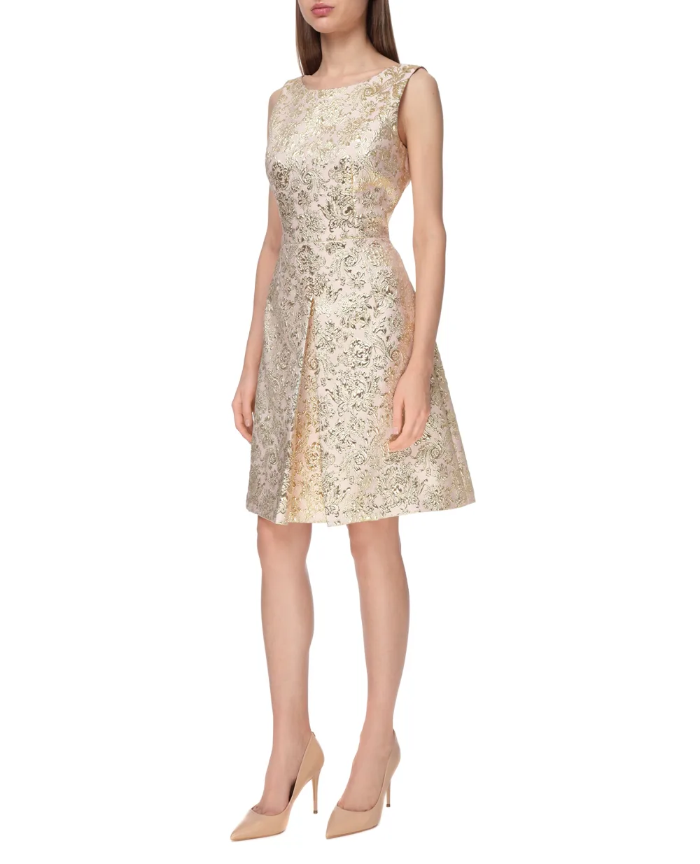 Платье Dolce&Gabbana F6K4AT-HJMLB, пудровый цвет • Купить в интернет-магазине Kameron