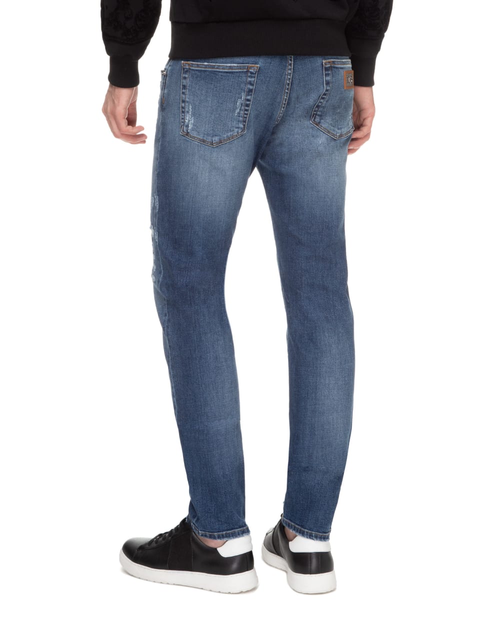 Джинсы Slim Dolce&Gabbana GY07CD-G8BD4, голубой цвет • Купить в интернет-магазине Kameron