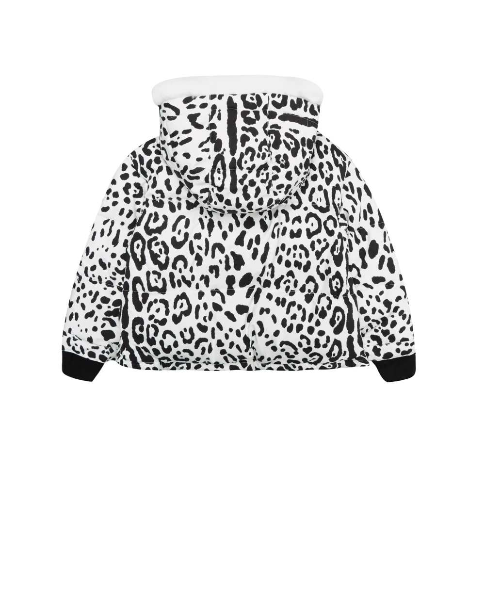 Детский пуховик Dolce&Gabbana Kids L5JBJU-G7A6Q-S, белый цвет • Купить в интернет-магазине Kameron