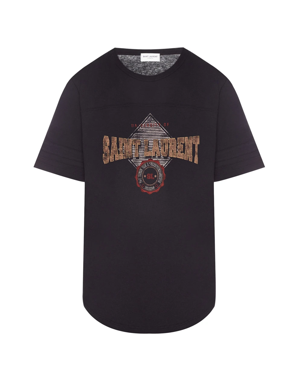 Футболка Saint Laurent 673411-Y36LW, черный цвет • Купить в интернет-магазине Kameron