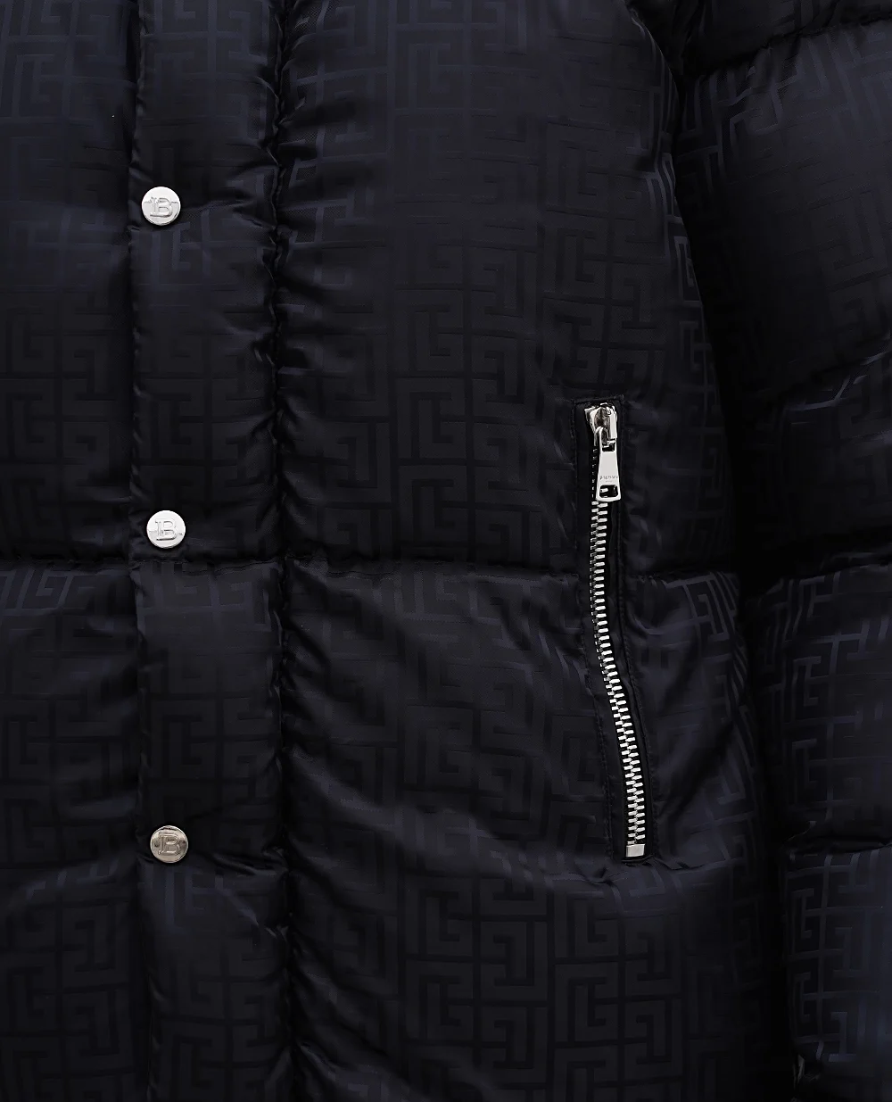 Пуховик Balmain BH1TP035XB11, черный цвет • Купить в интернет-магазине Kameron