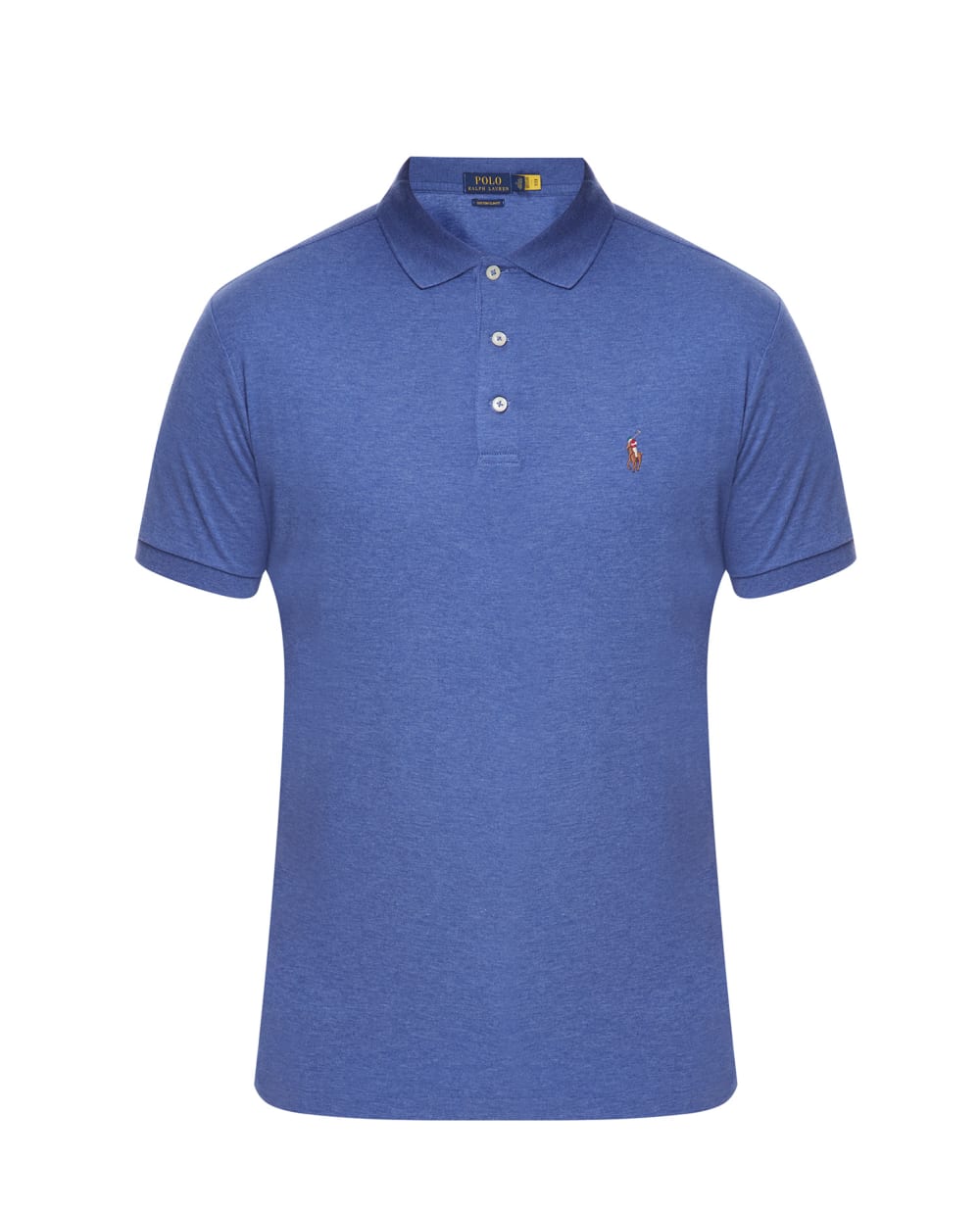 Поло Interlock Polo Ralph Lauren 710713130008, синий цвет • Купить в интернет-магазине Kameron