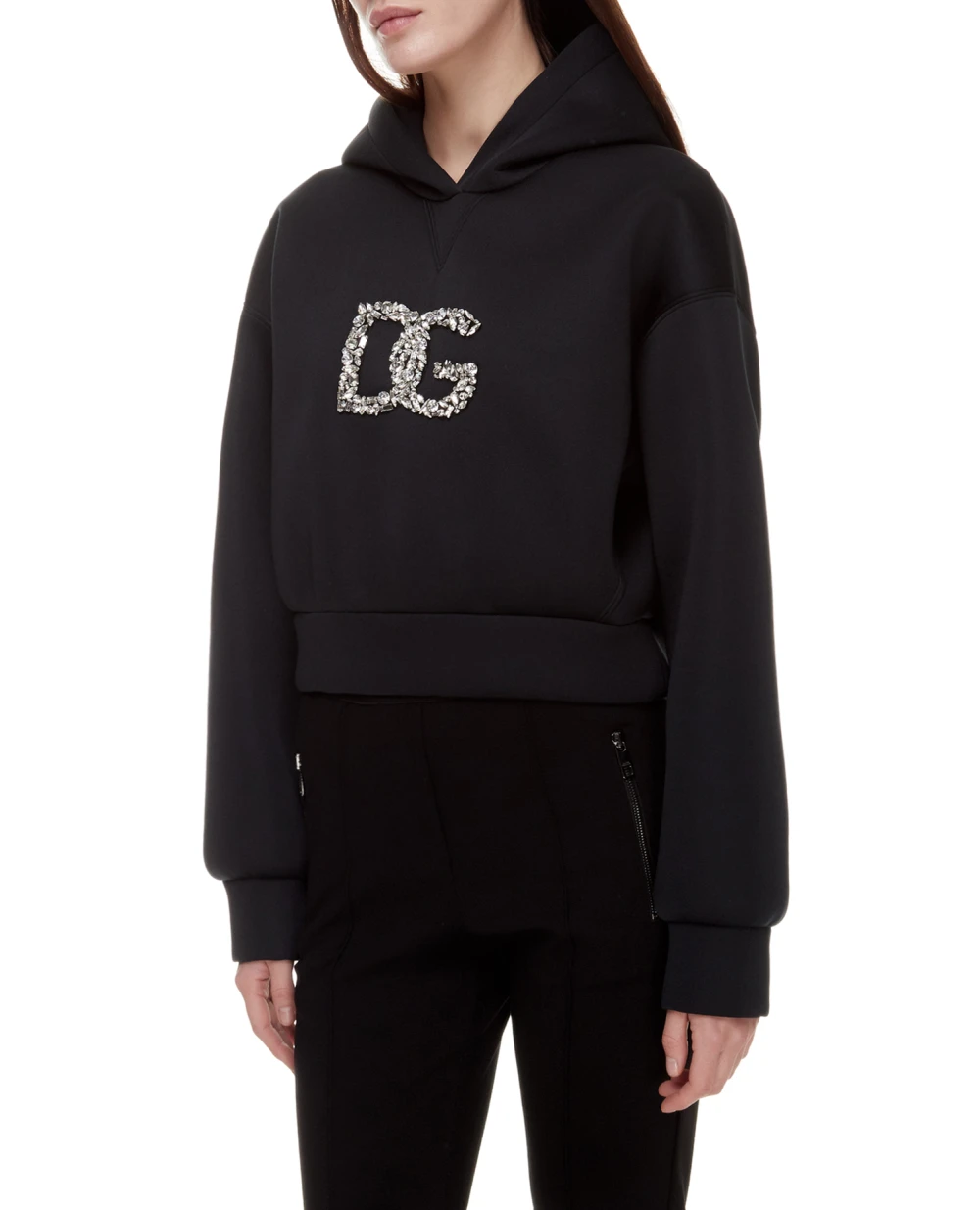 Худи Dolce&Gabbana F9M32Z-HUML6, черный цвет • Купить в интернет-магазине Kameron