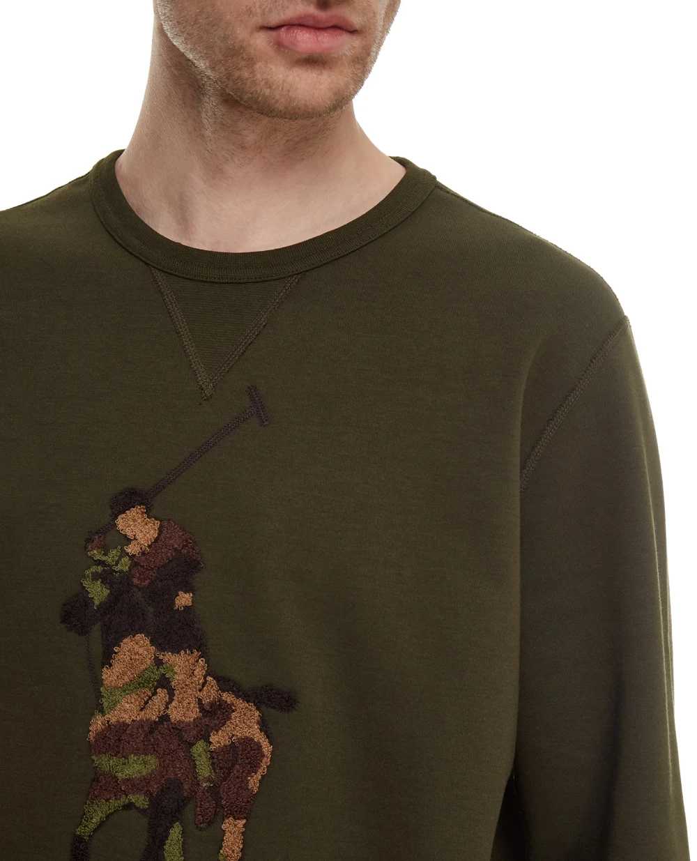 Свитшот Polo Ralph Lauren 710766862019, зеленый цвет • Купить в интернет-магазине Kameron