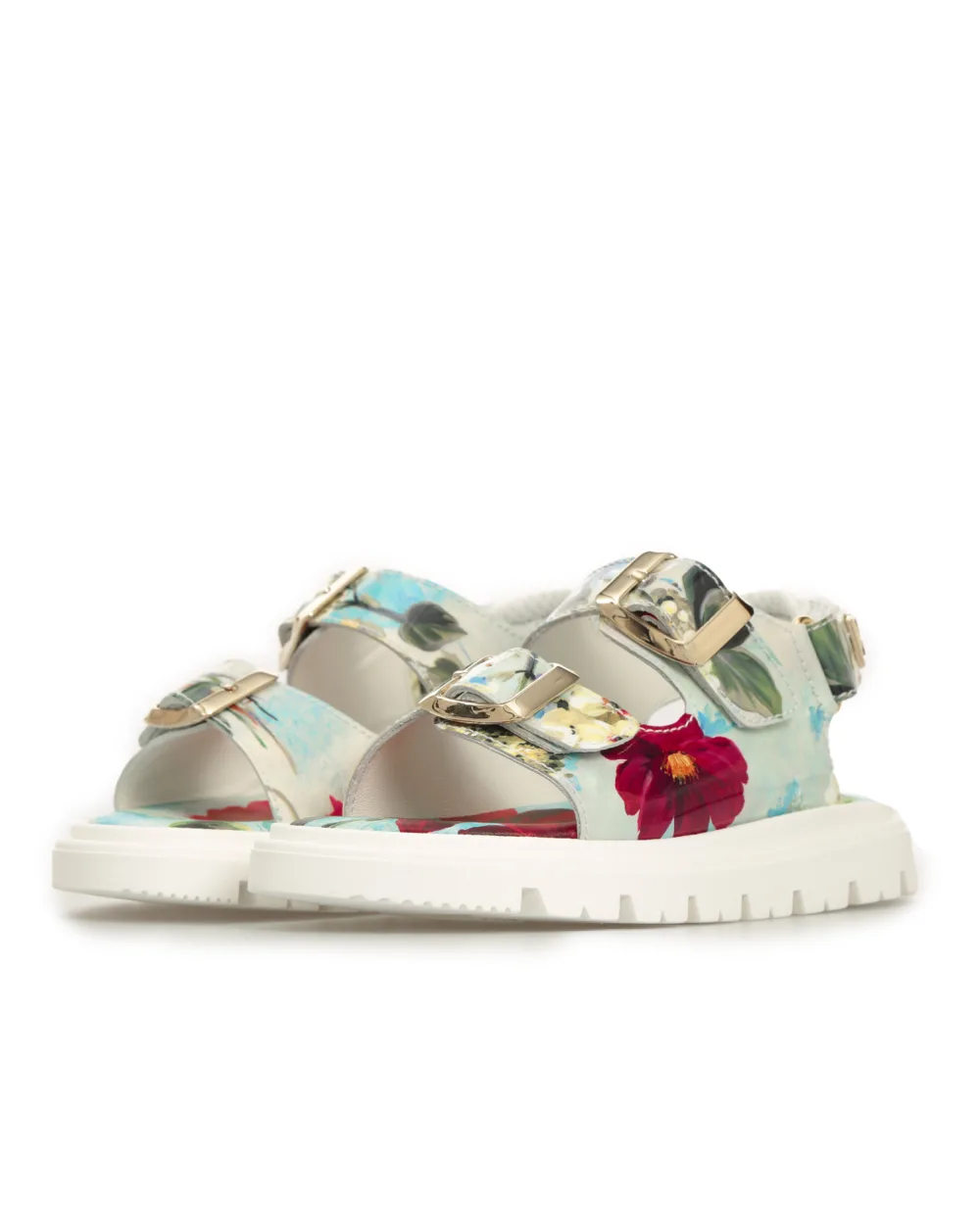 Сандали Dolce&Gabbana Kids D11081-AC976-S, бирюзовый цвет • Купить в интернет-магазине Kameron