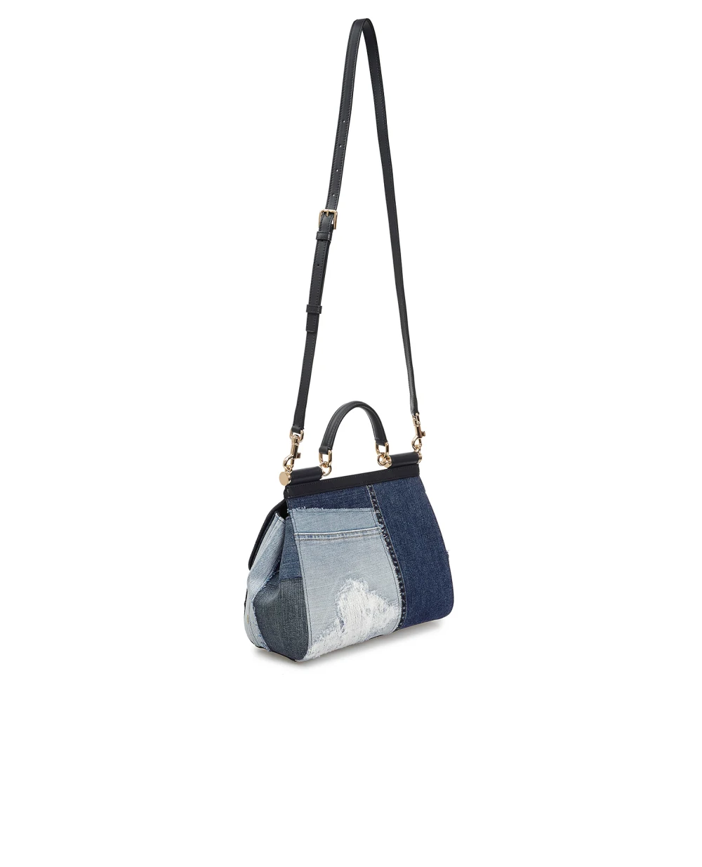Сумка Sicily Medium Dolce&Gabbana BB6002-AO621, синий цвет • Купить в интернет-магазине Kameron