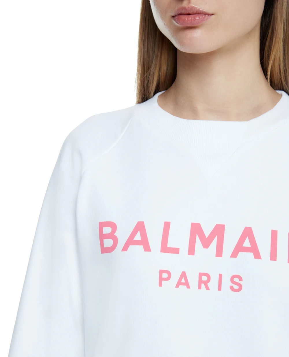 Свитшот Balmain VF13691B002, белый цвет • Купить в интернет-магазине Kameron
