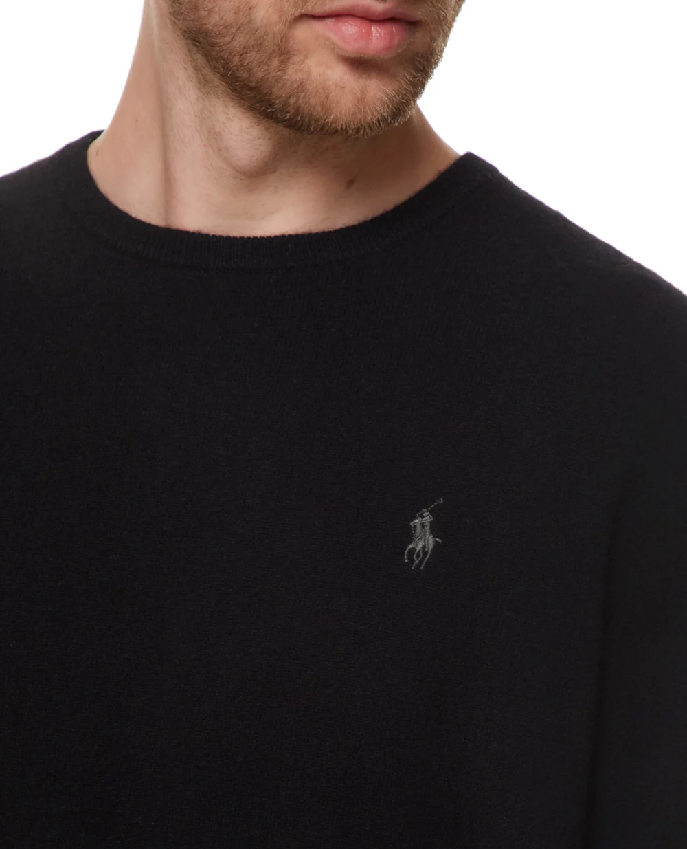 Шерстяной джемпер Polo Ralph Lauren 710667378005, черный цвет • Купить в интернет-магазине Kameron