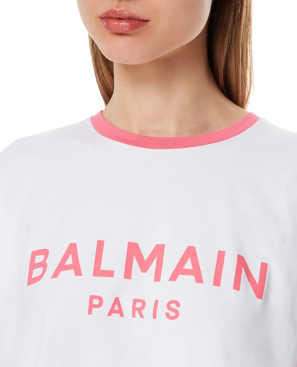 футболка Balmain VF11357B001-S, белый цвет • Купить в интернет-магазине Kameron
