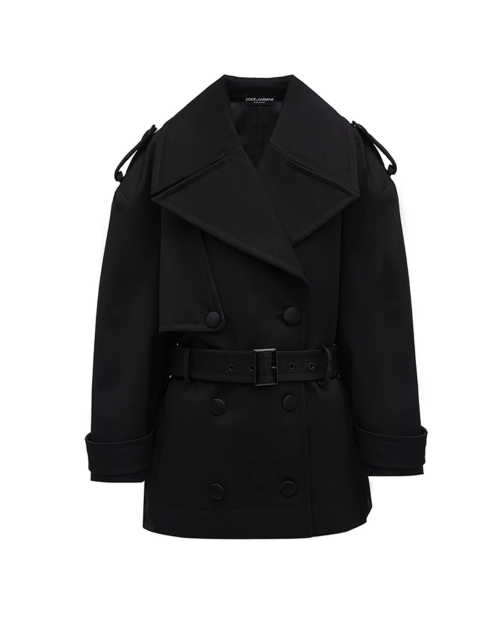Тренч Dolce&Gabbana F9R83T-GDCEF, черный цвет • Купить в интернет-магазине Kameron