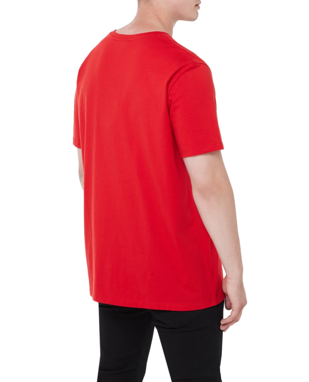 Футболка Balmain BH1EG010BC43, червоний колір • Купити в інтернет-магазині Kameron