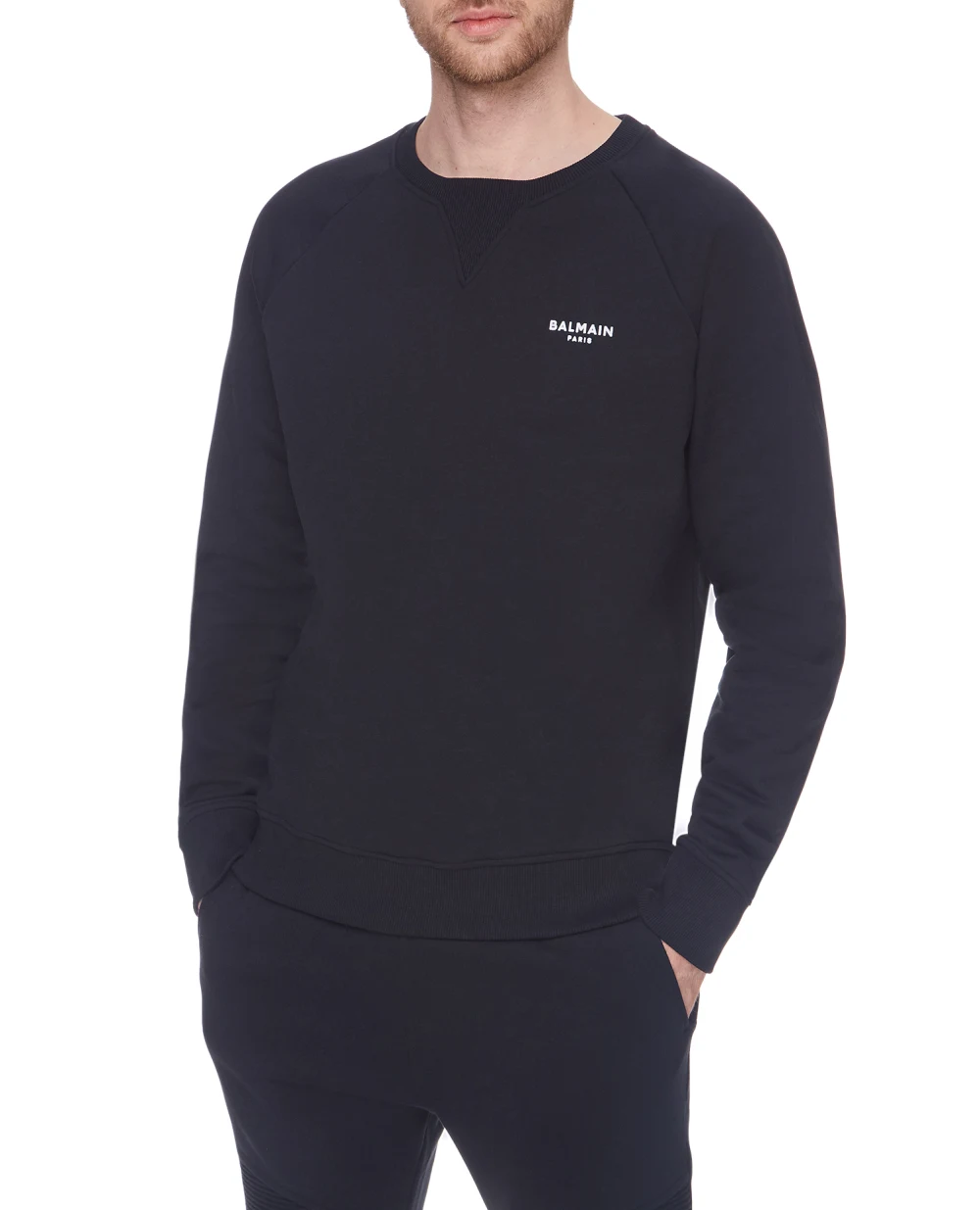 Свитшот Balmain VH1JQ005B071, черный цвет • Купить в интернет-магазине Kameron
