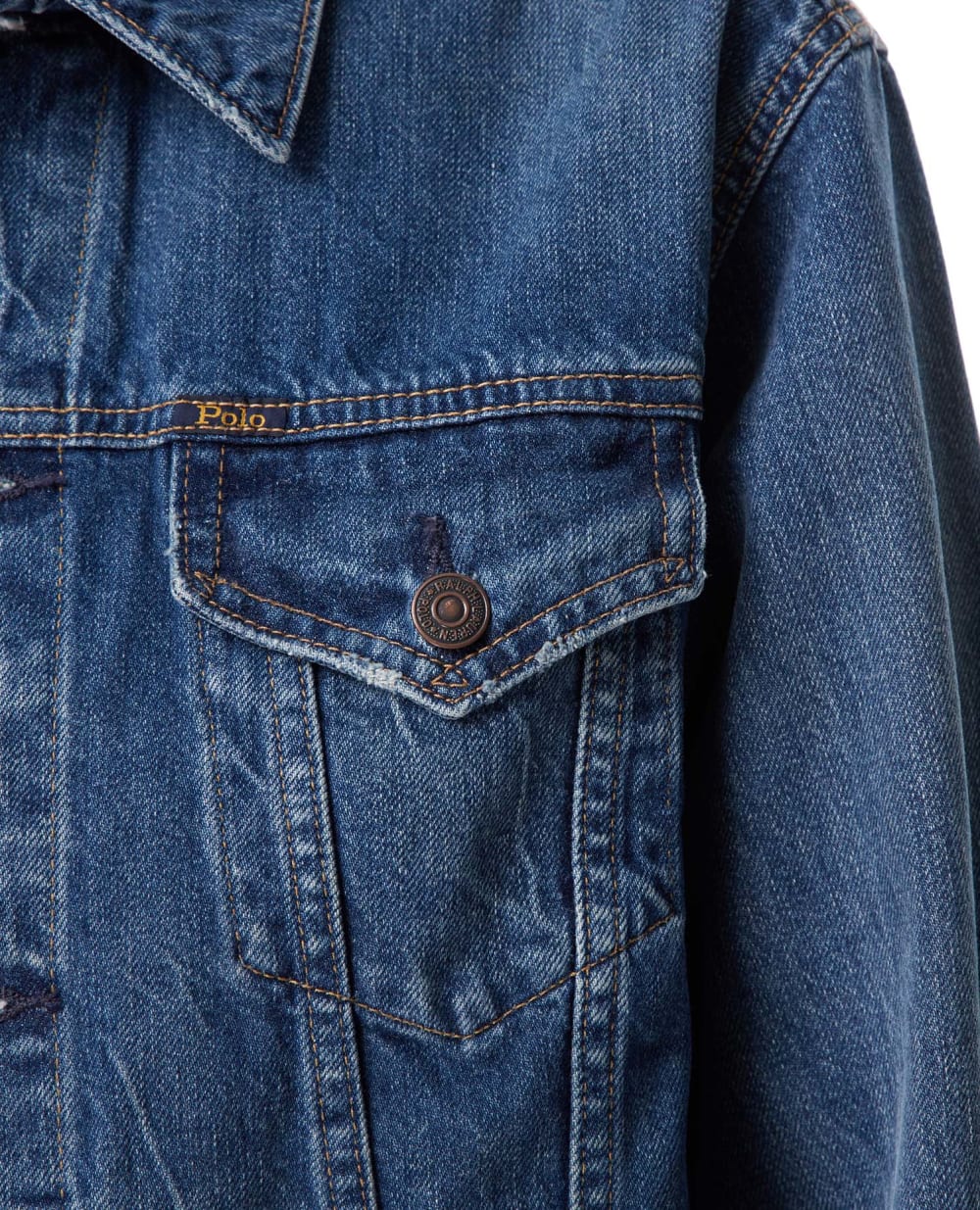 Джинсовая куртка Polo Ralph Lauren 211890141001, синий цвет • Купить в интернет-магазине Kameron