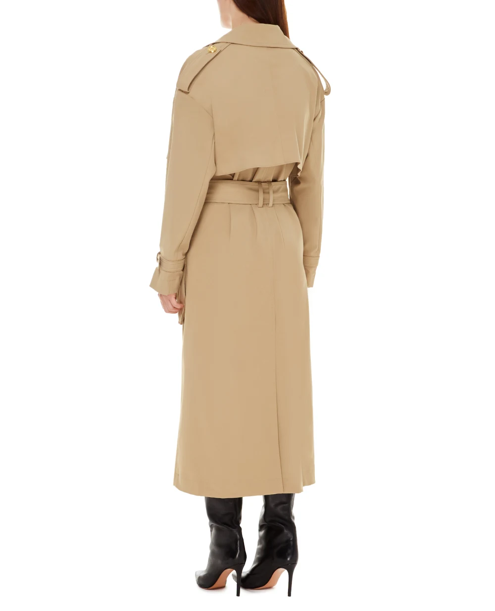 Тренч Balmain XF1TL030XB63, бежевый цвет • Купить в интернет-магазине Kameron