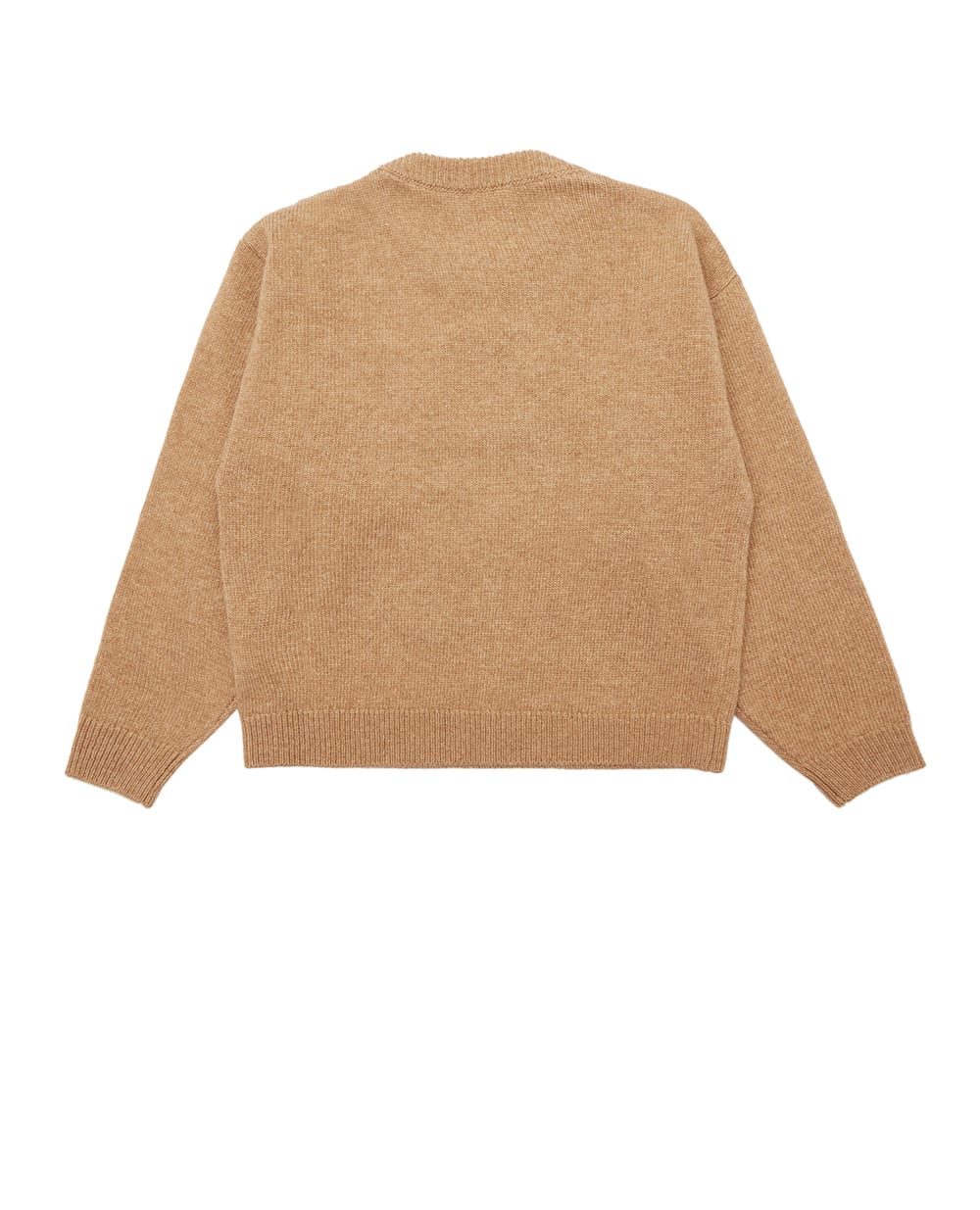 Шерстяной свитер Dolce&Gabbana Kids L5KWA5-JAM9Y-B, бежевый цвет • Купить в интернет-магазине Kameron