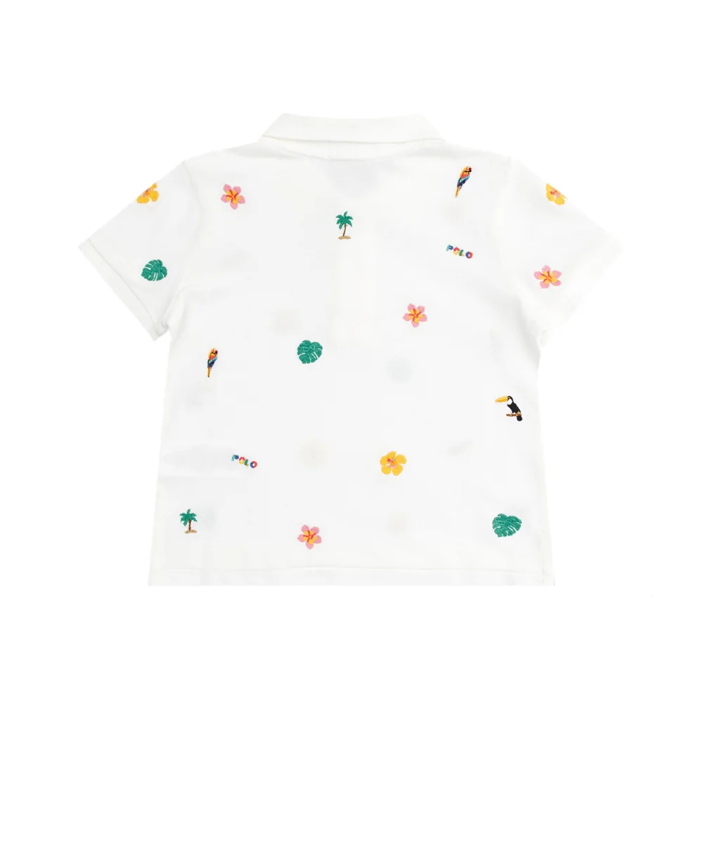 Детское поло Polo Ralph Lauren Kids 313909717002, белый цвет • Купить в интернет-магазине Kameron