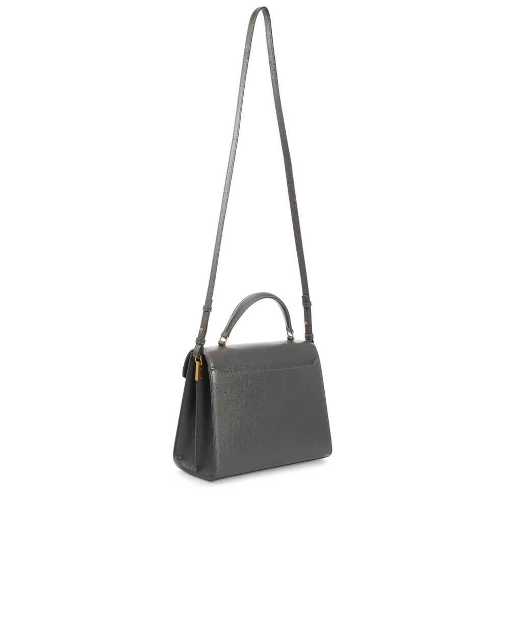 Кожаная сумка Cassandra Medium Saint Laurent 623931-BOW0W-, серый цвет • Купить в интернет-магазине Kameron