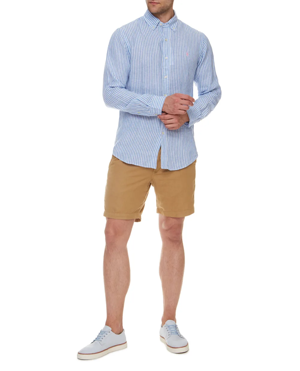 Шорты Polo Ralph Lauren 710795010001, бежевый цвет • Купить в интернет-магазине Kameron