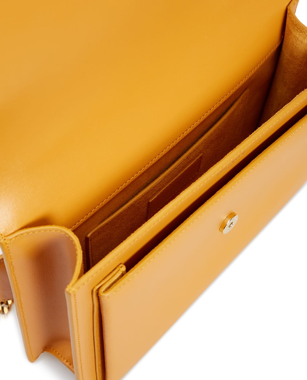 Кожаная сумка Sunset Saint Laurent 634723-D420W-, желтый цвет • Купить в интернет-магазине Kameron