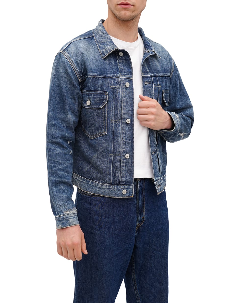 Джинсовая куртка Polo Ralph Lauren 710931934001, синий цвет • Купить в интернет-магазине Kameron