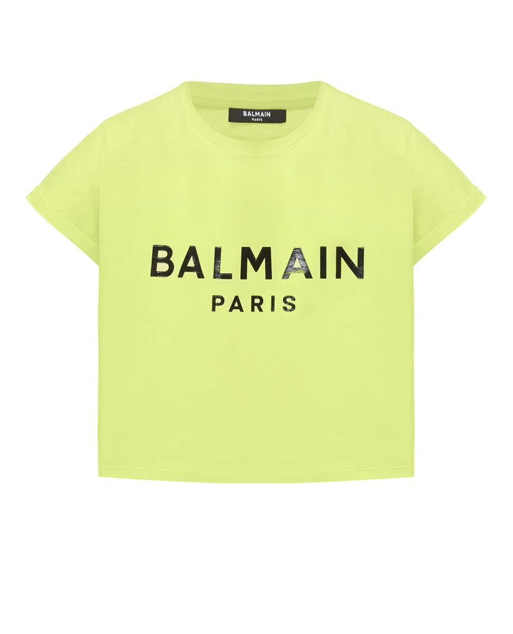 Футболка Balmain VF0EE005B035, салатовый цвет • Купить в интернет-магазине Kameron