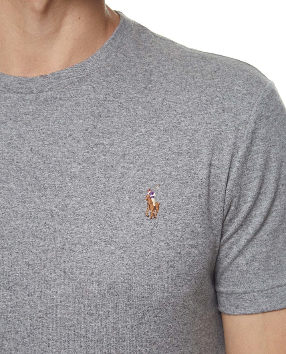 Футболка Polo Ralph Lauren 710740727043, серый цвет • Купить в интернет-магазине Kameron