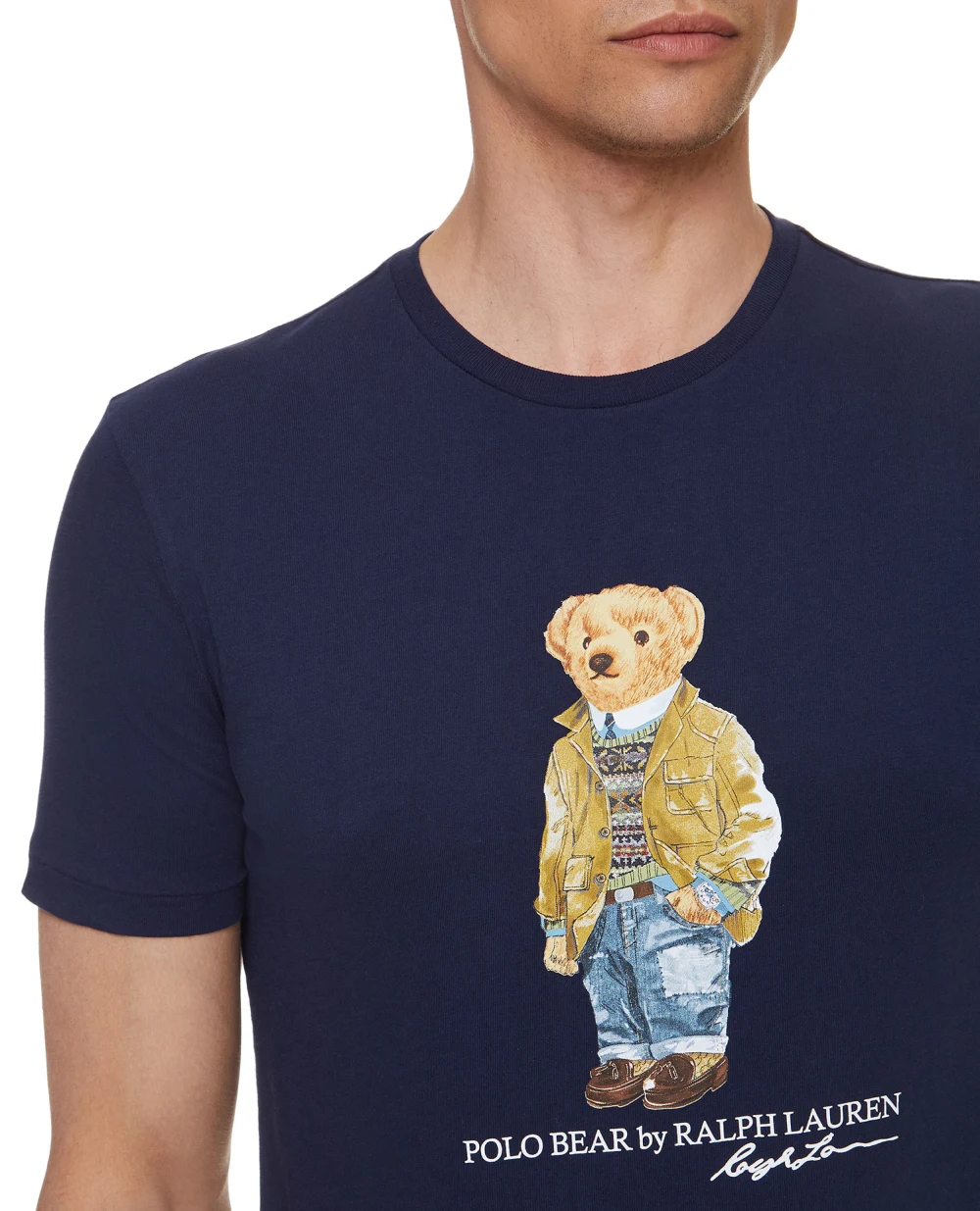 Футболка Polo Ralph Lauren 710835761001, синий цвет • Купить в интернет-магазине Kameron