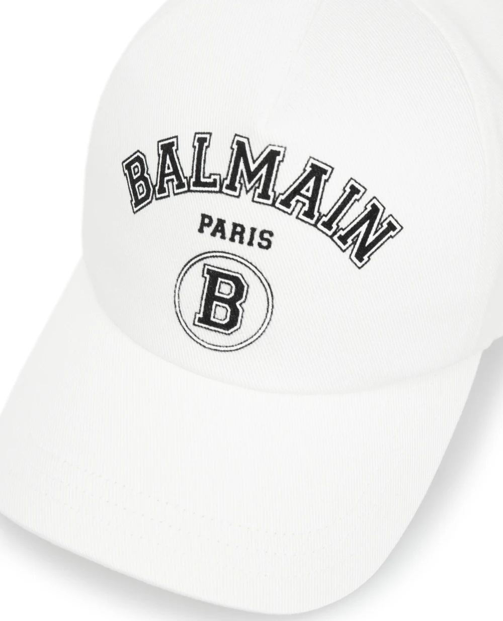 Бейсболка Balmain VH1XA000B015, белый цвет • Купить в интернет-магазине Kameron
