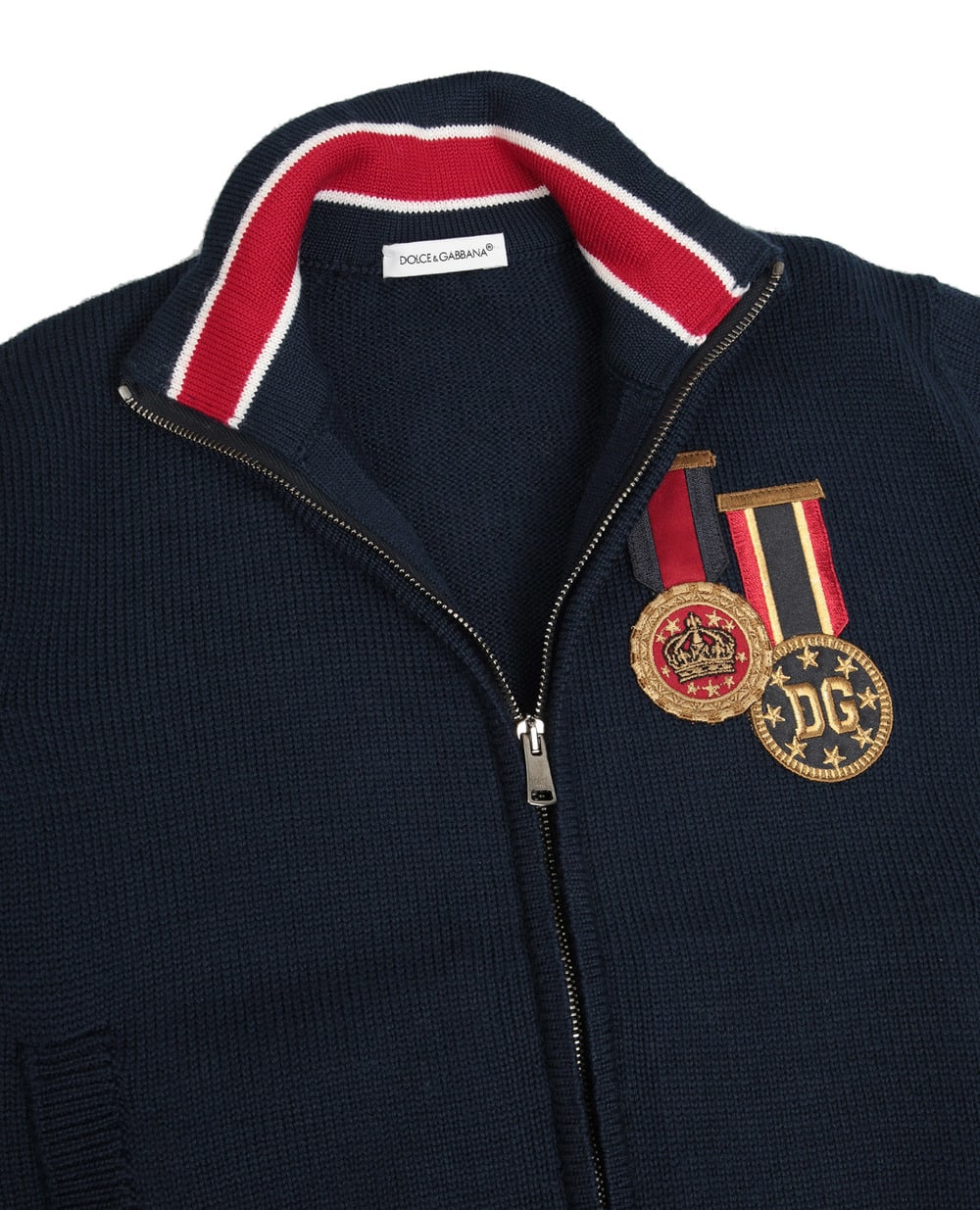 Кардиган Dolce&Gabbana Kids L4KW86-JAVXE-B, синий цвет • Купить в интернет-магазине Kameron