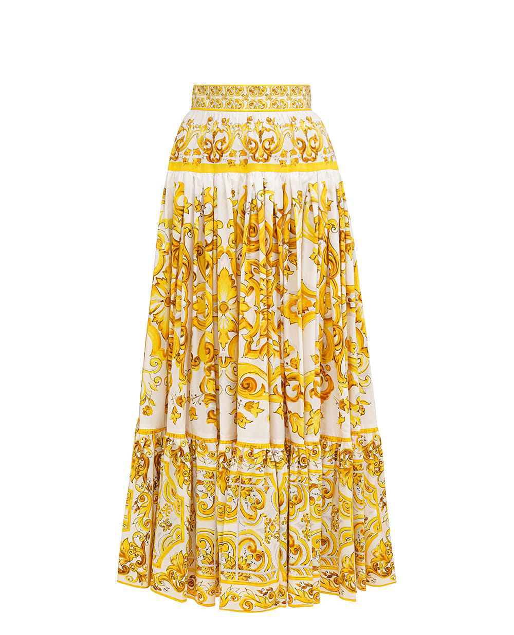 Юбка Dolce&Gabbana F4CX0T-HH5A5, желтый цвет • Купить в интернет-магазине Kameron