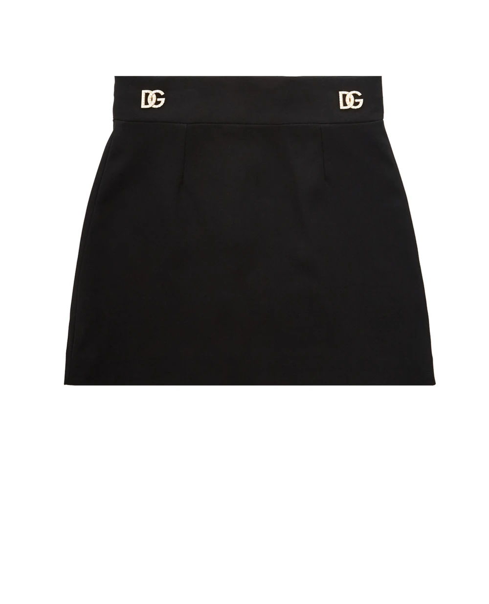 Юбка Dolce&Gabbana Kids L54I08-FURDV-S, черный цвет • Купить в интернет-магазине Kameron