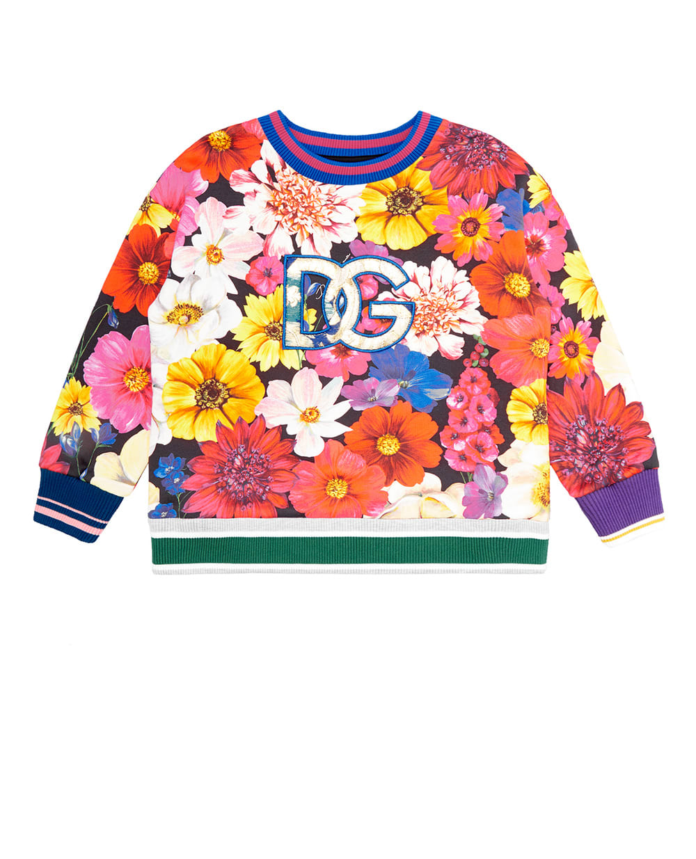 Свитшот Dolce&Gabbana Kids L5JW5W-G7B6P-B, разноцветный цвет • Купить в интернет-магазине Kameron