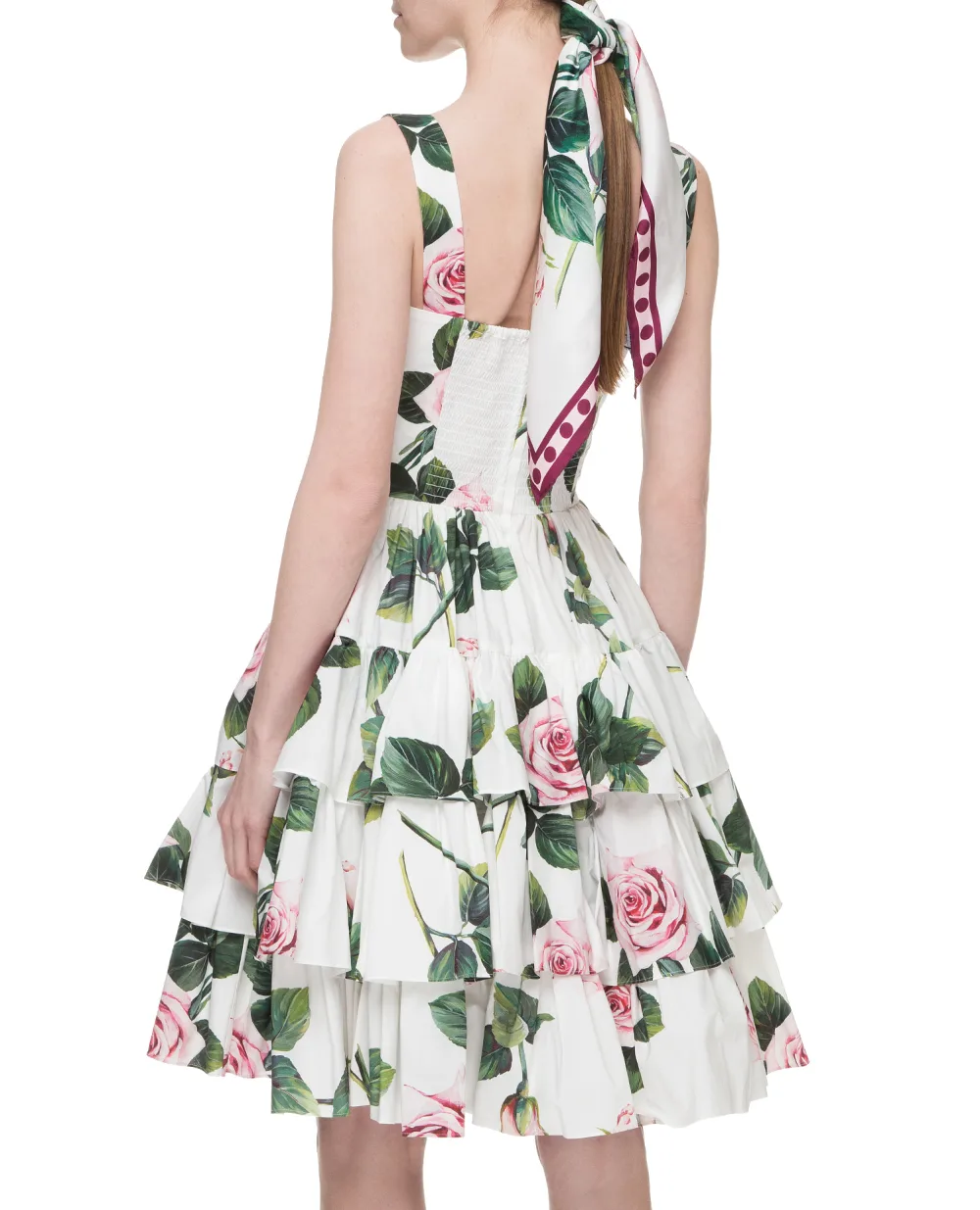 Платье Dolce&Gabbana F6I0BT-HS5FZ, белый цвет • Купить в интернет-магазине Kameron