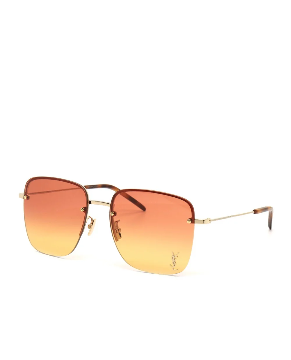 Солнцезащитные очки Saint Laurent SL 312 M-004, оранжевый цвет • Купить в интернет-магазине Kameron
