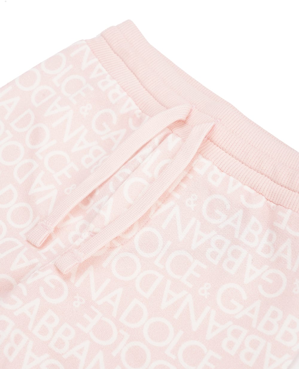 Детские спортивные брюки (костюм) Dolce&Gabbana Kids L1JPIB-G7KR1, розовый цвет • Купить в интернет-магазине Kameron