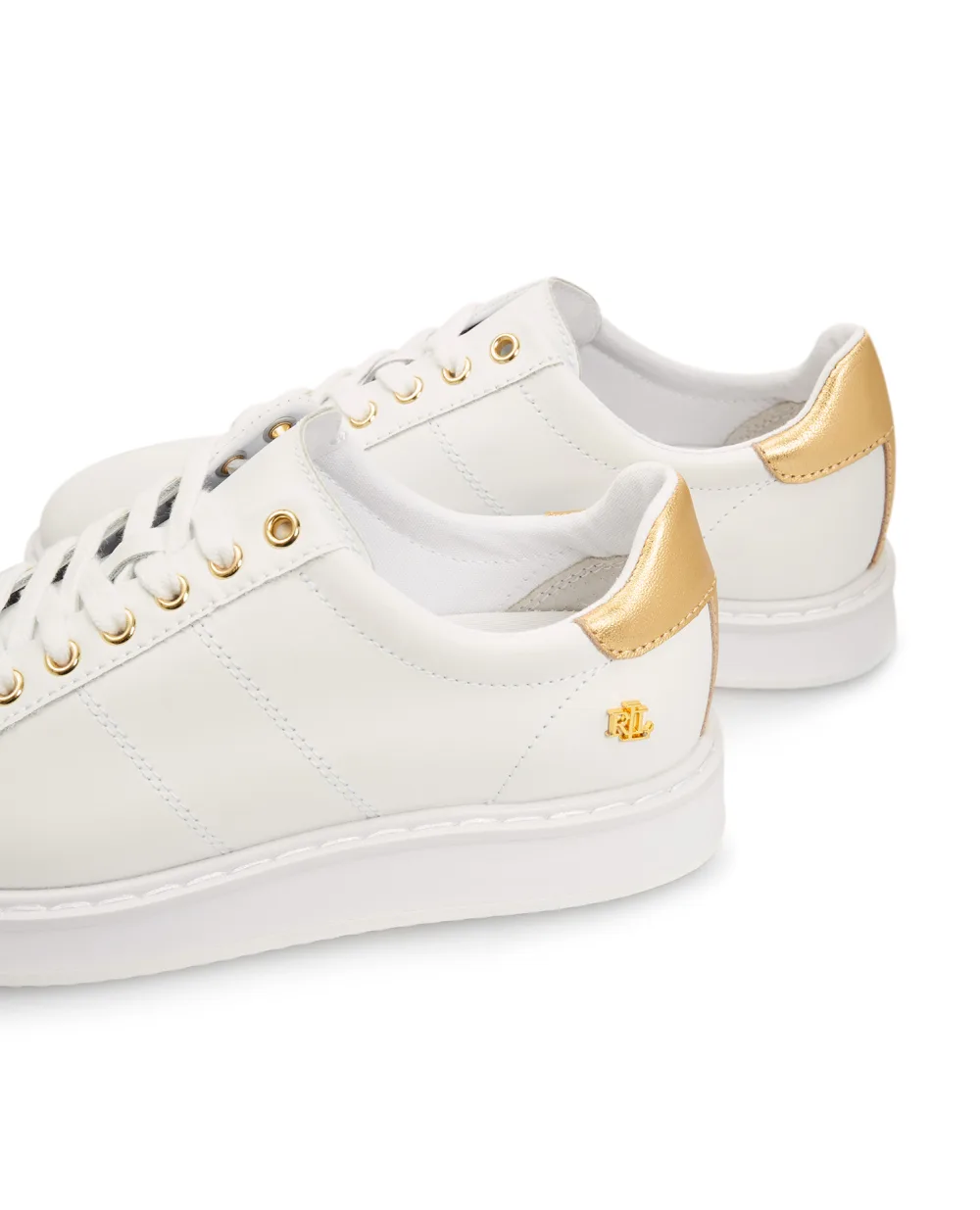 Кожаные сникеры Polo Ralph Lauren 802821066001, белый цвет • Купить в интернет-магазине Kameron