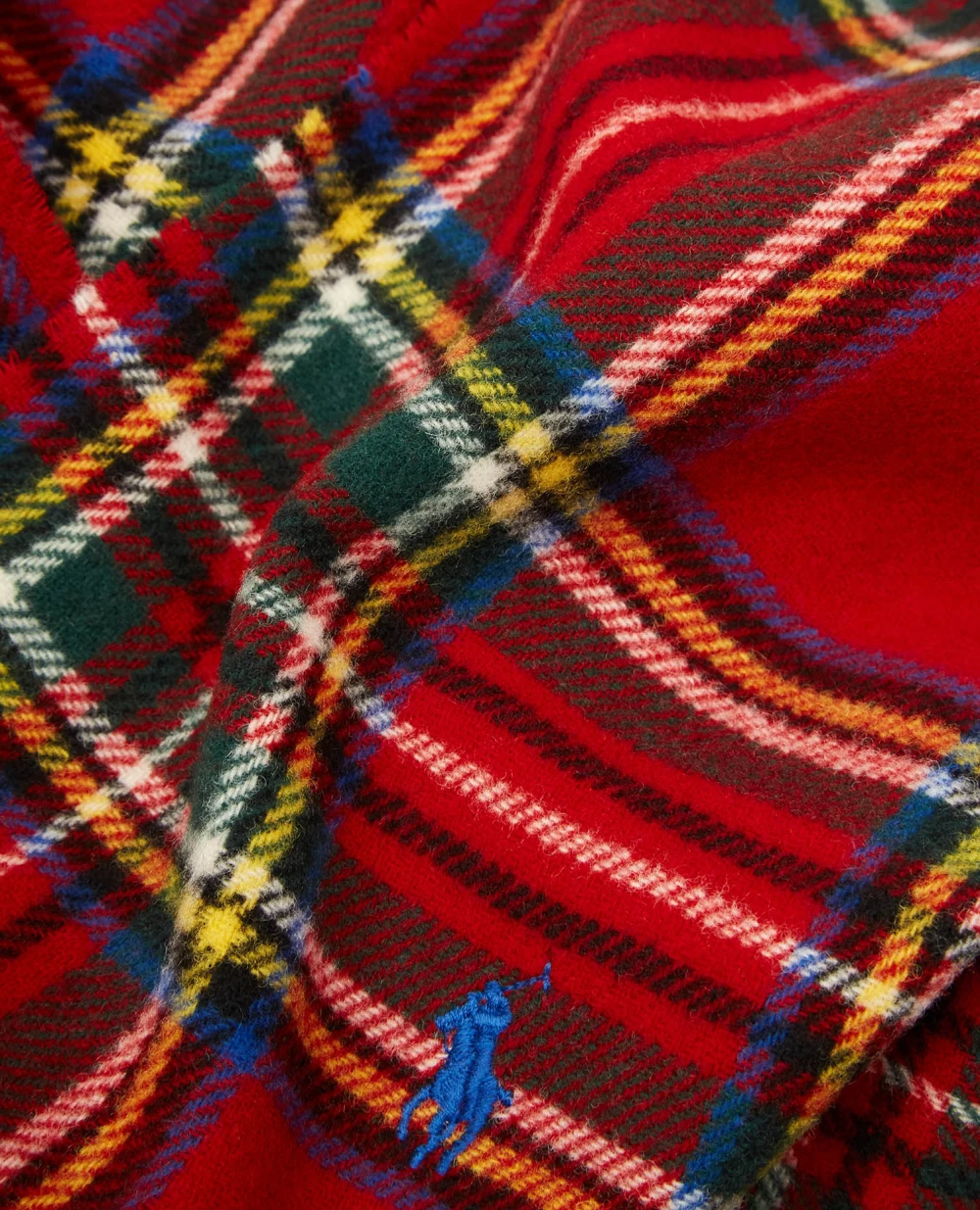 Шерстяной шарф Polo Ralph Lauren 449853956001, красный цвет • Купить в интернет-магазине Kameron