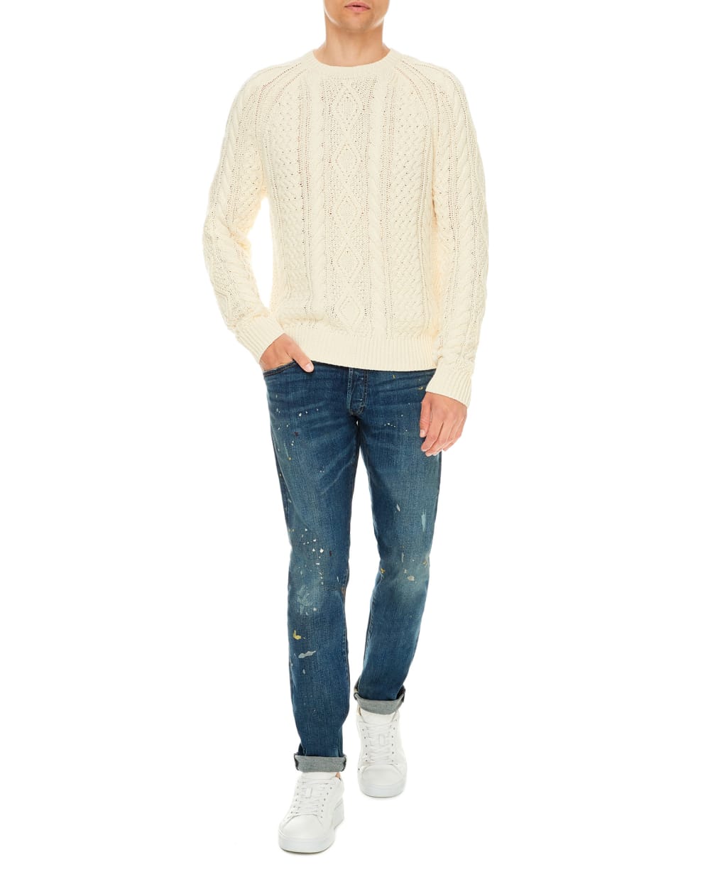 Свитер Polo Ralph Lauren 710841559004, белый цвет • Купить в интернет-магазине Kameron