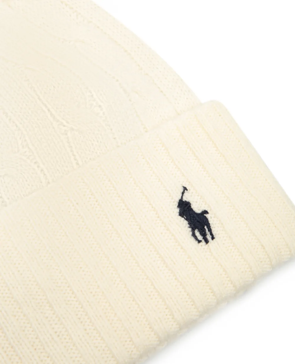 Шерстяная шапка Polo Ralph Lauren 455823039003, белый цвет • Купить в интернет-магазине Kameron